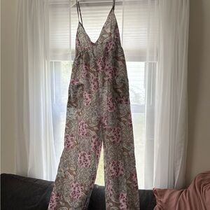 Floral Patchwork Jumpsuit